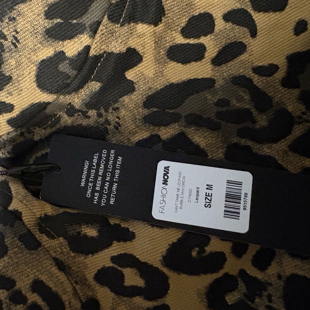 Leopard Print Midi Dress - Picture 2 of 3